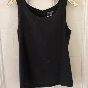 Chanel Black Sleeveless Top--Vintage